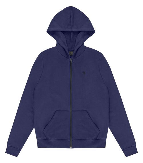 Jaqueta Masculina Moletom Peluciado Diametro Azul