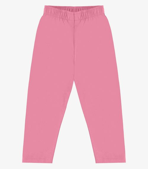 Calça Infantil Moletom Feminino Rovi Kids Rosa