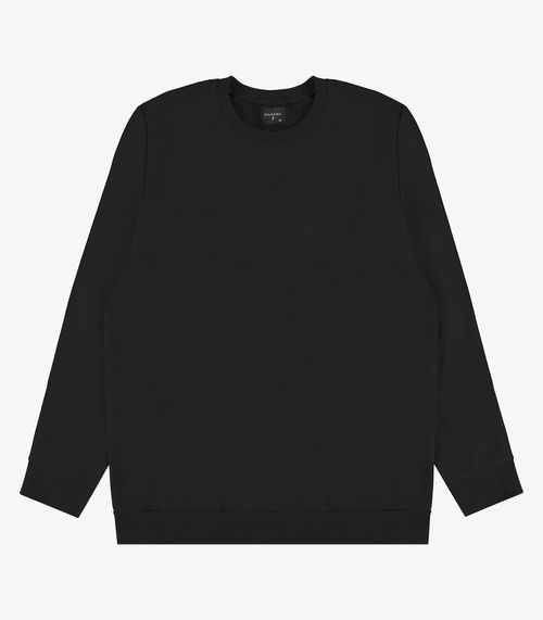 Blusão Masculino Moletom Felpado Básico Diametro Preto