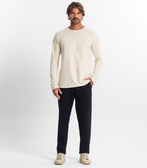 Calça Masculina Moletom Peluciado Diametro Azul