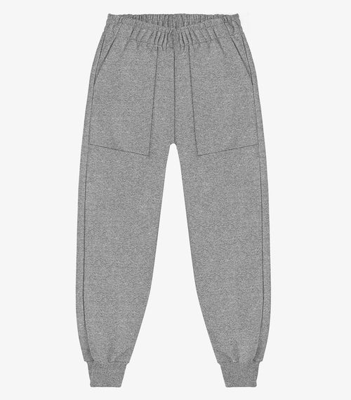 Calça de Moletom Unissex Rovi Kids Cinza