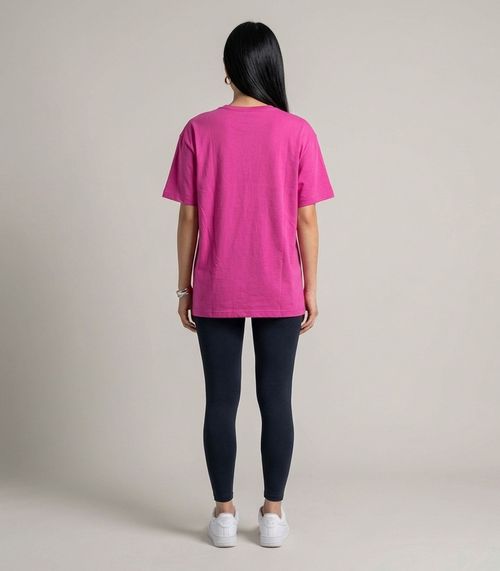 Blusa Feminina Com Estampa Localizada Infinita Cor Rosa