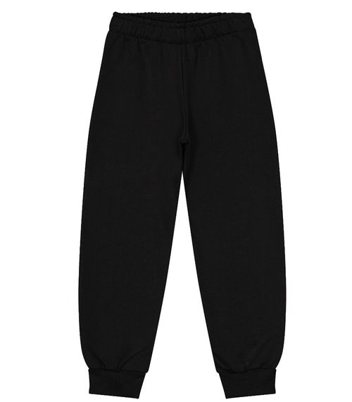 Calça Infantil Moletom Básica Rovitex Kids Preto