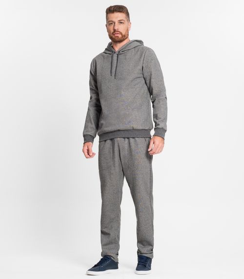 Calça Masculina Moletom Peluciado Diametro Cinza