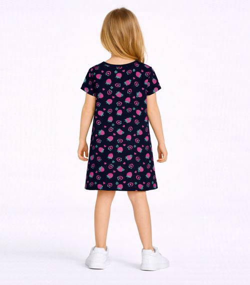 Vestido Infantil Estampado Select Azul