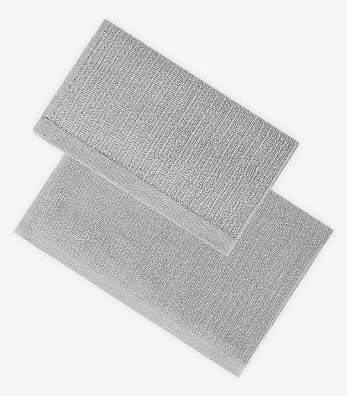 Kit Toalha De Rosto E Banho Algodão Rovitex Home Cinza