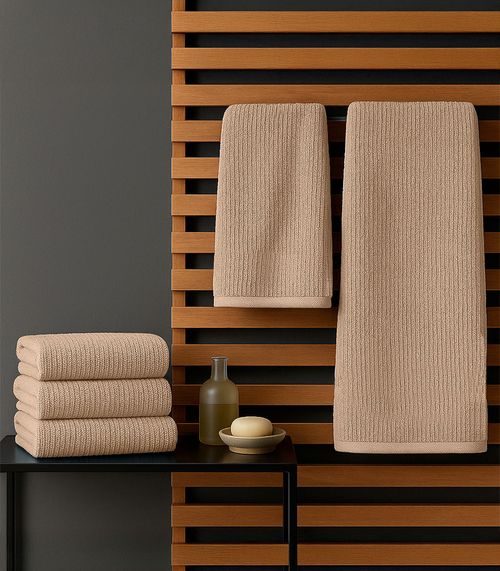 Kit Toalha De Rosto E Banho Algodão Rovitex Home Marrom