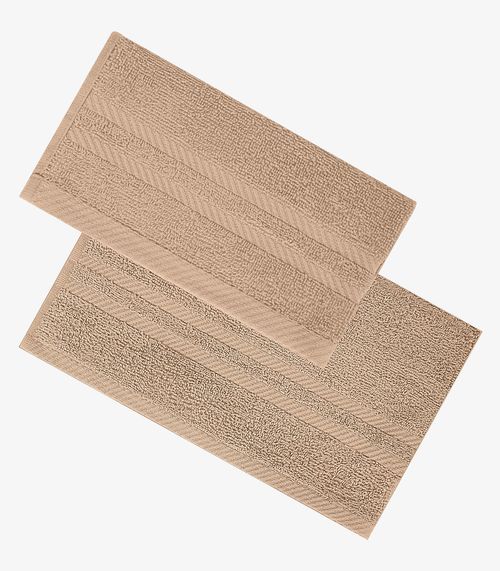 Kit Toalha De Rosto E Banho Algodão Rovitex Home Marrom