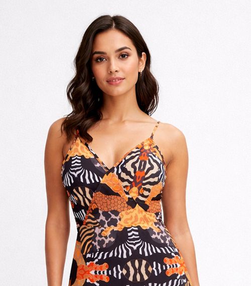 Vestido Longo Feminino Transpassado Select Preto