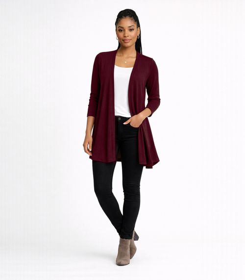 Cardigan Feminino Em Lanzinha Unique Collection Vermelho