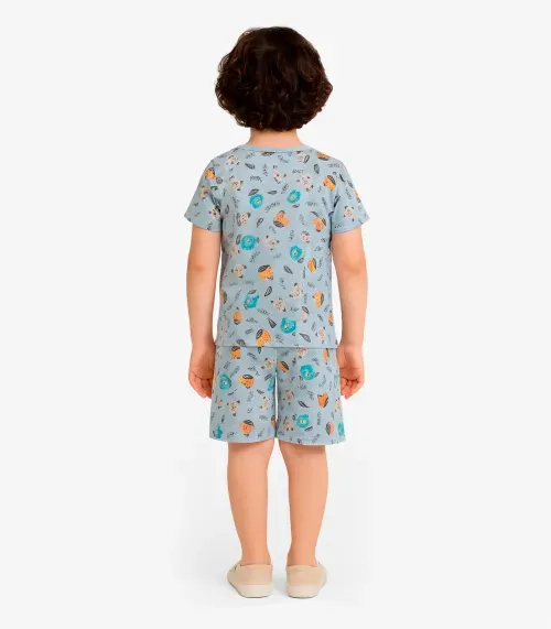 Pijama Infantil Menino Estampado Select Verde