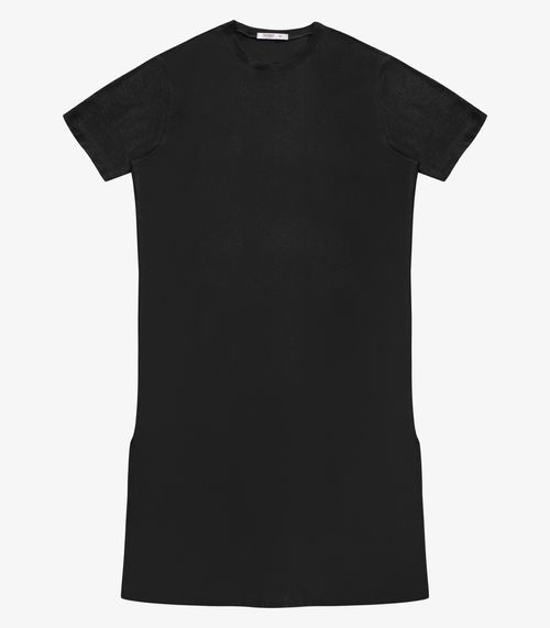 Vestido Feminino Super Midi Molecotton Secret Glam Preto