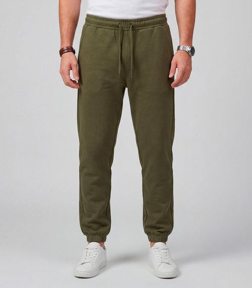 Calça Masculina Moletom Felpado Diametro Verde