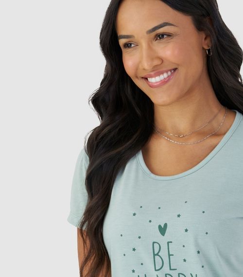 Pijama Pescador Meia Malha Mensageira Da Paz Verde