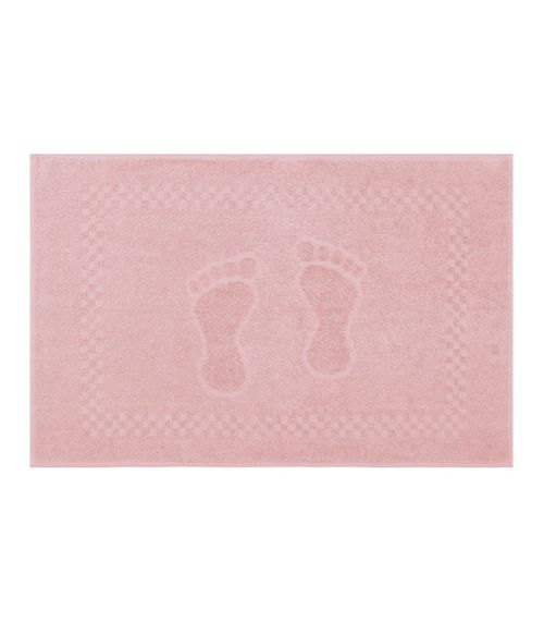 Toalha De Piso Pezinho Em Jacquard Appel Rosa