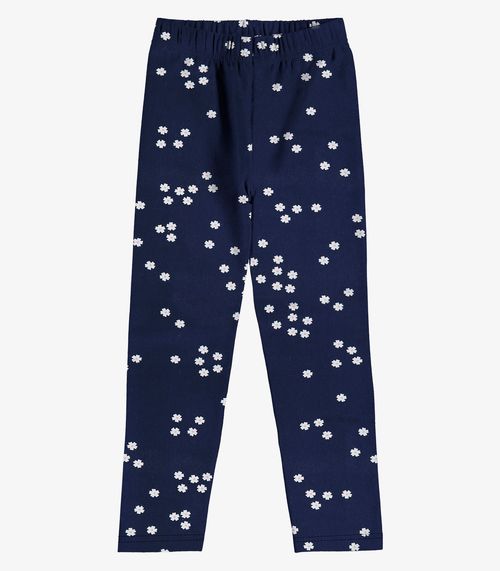 Calça Legging em Molecotton Rovi Kids Azul