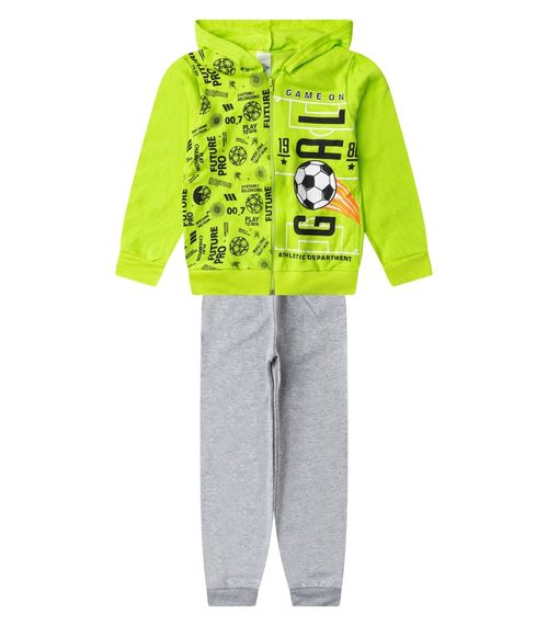 Conjunto Moletom Menino Jaqueta E Calça Select Verde