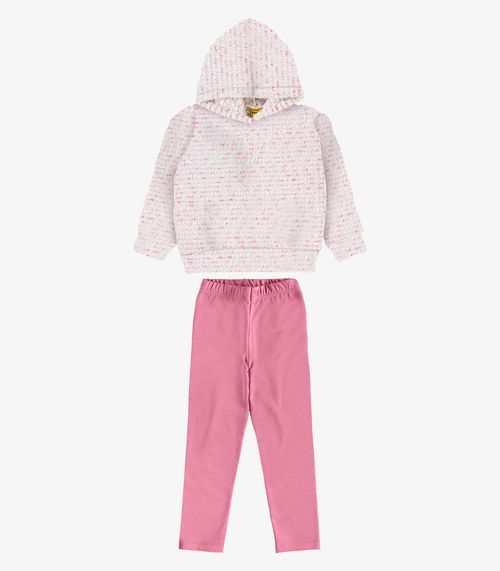 Conjunto Blusão com Legging Molecotton Rovi Kids Rosa
