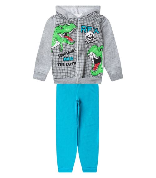 Conjunto Moletom Menino Jaqueta E Calça Select Cinza