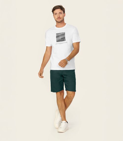 Bermuda Masculina Sarja Cotton Diametro Verde