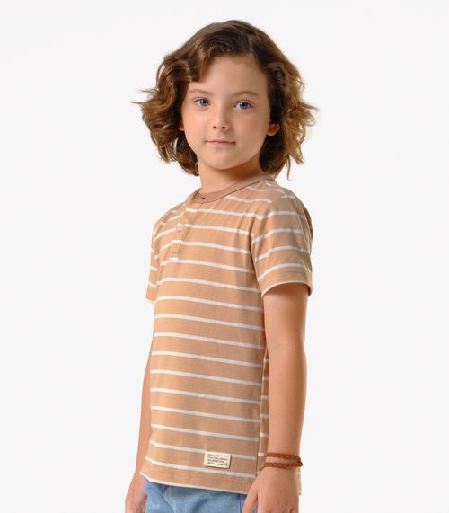 Conjunto Camiseta Com Bermuda Trick Nick Marrom
