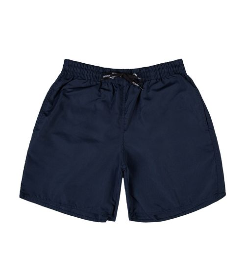 Bermuda Masculina Em Tactel Com Bolsos Select Azul