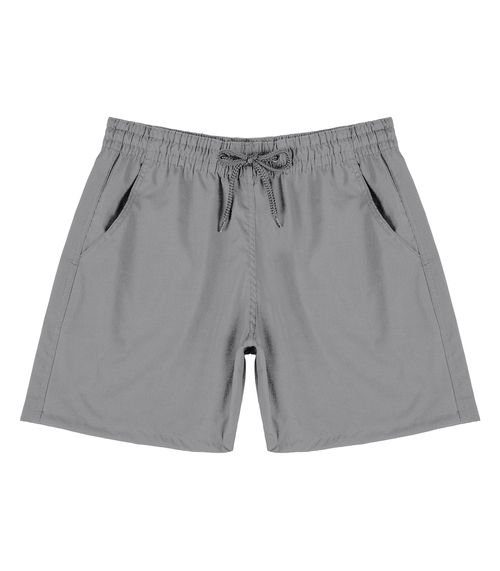 Bermuda Masculina Com Bolsos De Tactel Select Cinza