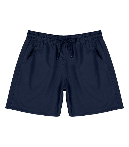 Bermuda Masculina Com Bolsos De Tactel Select Azul