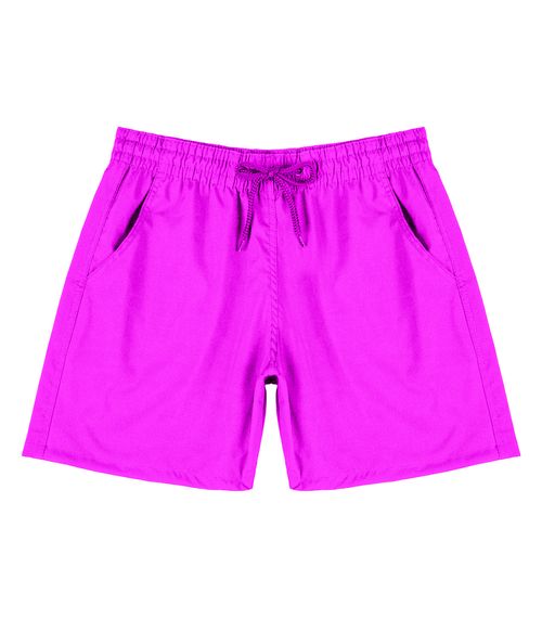 Bermuda Masculina Com Bolsos De Tactel Select Rosa