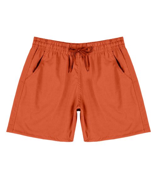 Bermuda Masculina Com Bolsos De Tactel Select Laranja