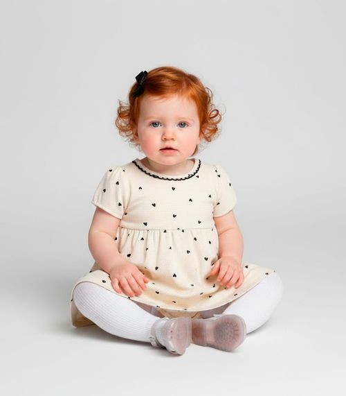 Vestido Body Infantil Trick Nick Bege