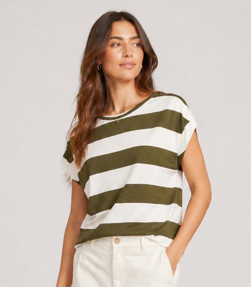 Blusa Feminina em Malha Visco Infinita Cor Verde