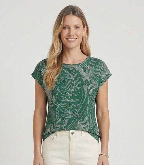 Blusa Feminina em Malha Visco Infinita Cor Verde