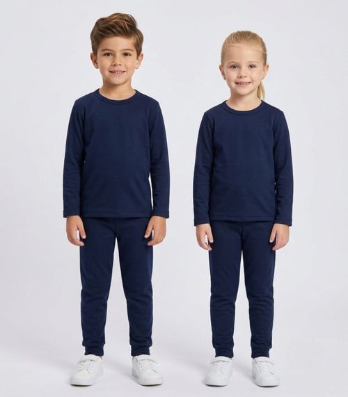 Conjunto Termico Juvenil Segunda Pele Select Azul