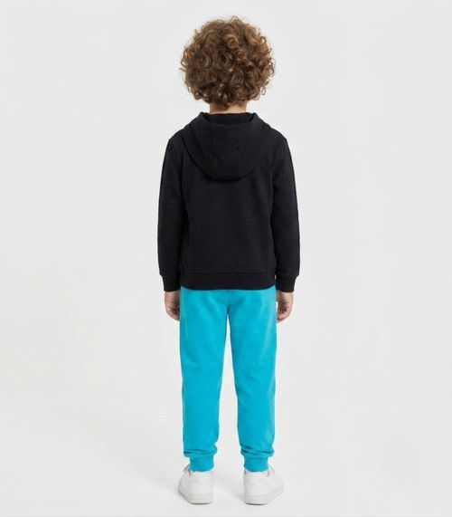 Conjunto Moletom Menino Blusão E Calça Select Preto