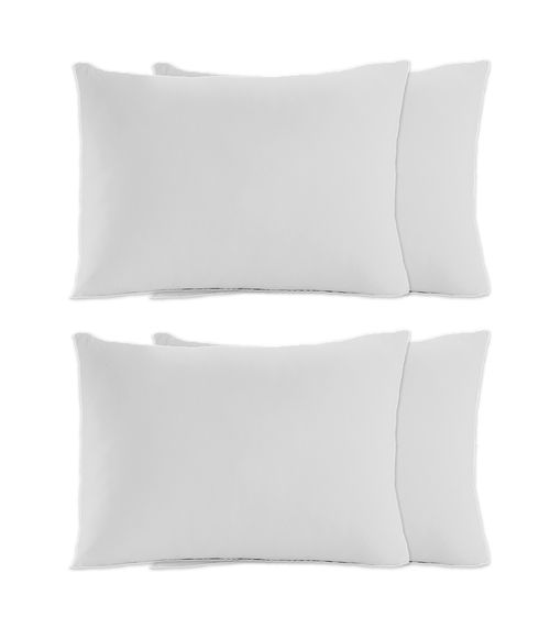 Kit 4 Fronhas em Malha Lisa Vivaldi Branco