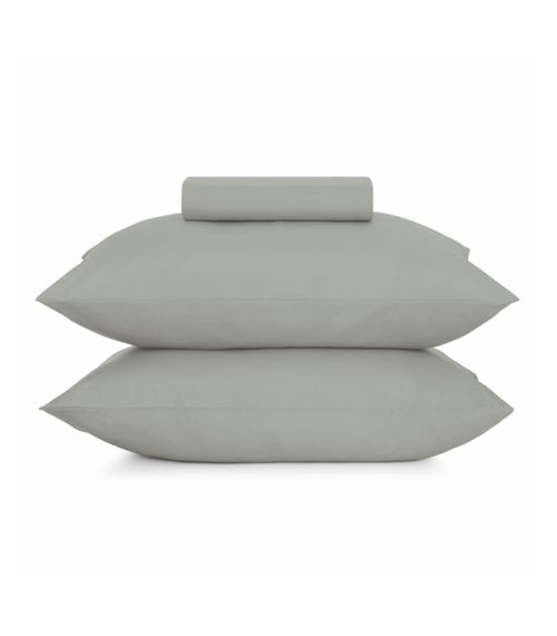 Jogo de Cama Queen Toque Acetinado Altenburg Cinza