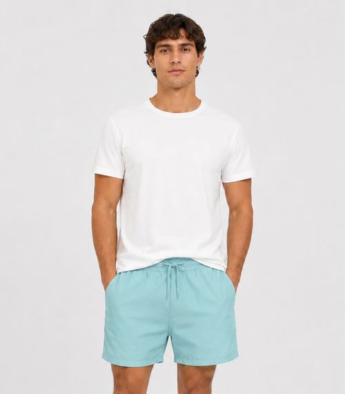 Bermuda Masculina Com Bolsos De Tactel Filt Surf Verde