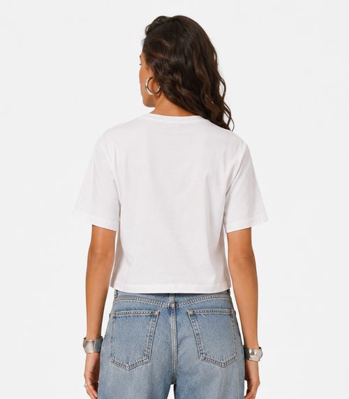 Blusa Feminina Com Estampa De Frase Infinita Cor Bege