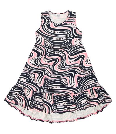 Vestido Infantil Estampado Infinita Cor Rosa