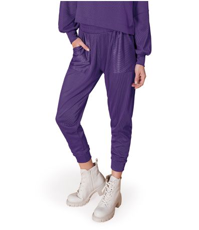 Calça Jogger Rovitex Roxo