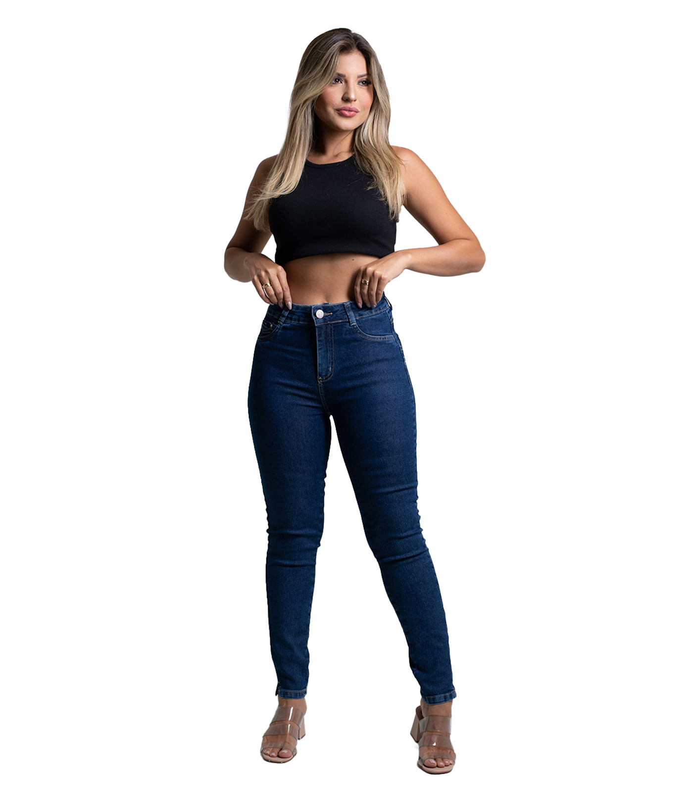 Calça Jeans Hot Pants Sawary Azul Moda feminina e Masculina, Itens