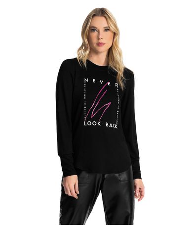 Blusão Feminino Look Back Rovitex Preto