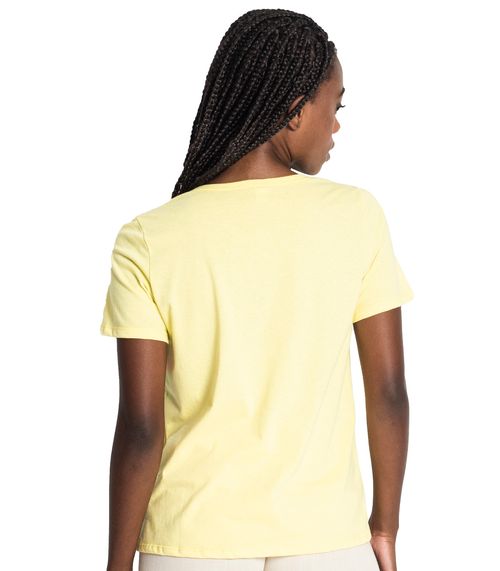 T-Shirt  Feminina Caju Rovitex Amarelo