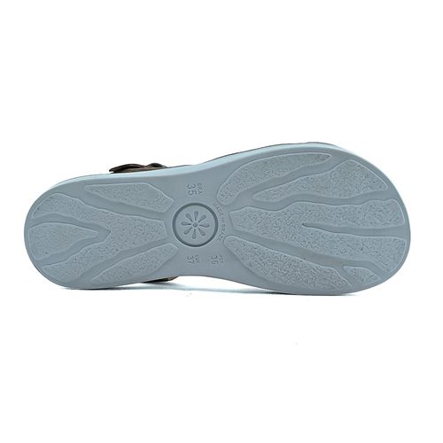 Sandália Flat New Face Whisky Color Fecho Fivela Feminino