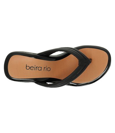 Tamanco Beira Rio Plataforma Preto Feminino