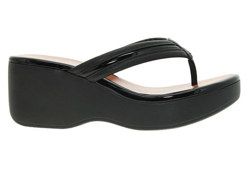 Tamanco Beira Rio Plataforma Preto Feminino