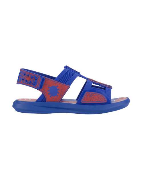 Sandalia Flats Grendene Homem Aranha Buggy Azul e Vermelho Infantil Masculino22940-As891