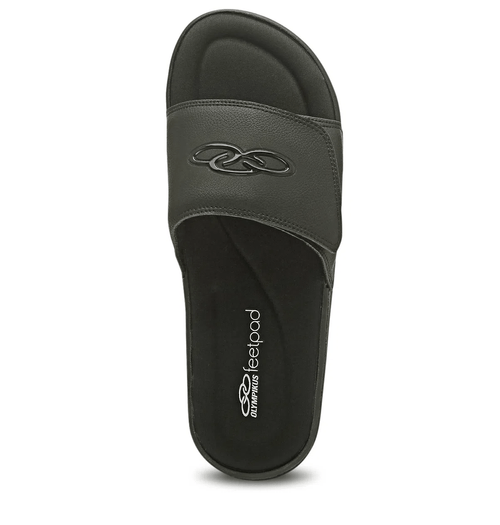 Chinelo Slide Olympikus Melbourne Preto Masculino