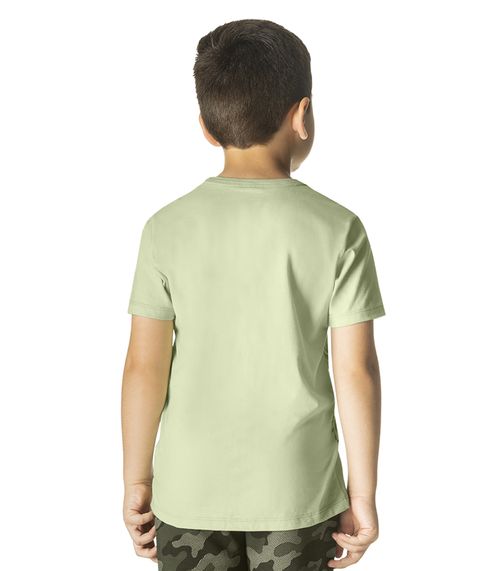 Camiseta Infantil Dinossauro Rovitex Kids Verde